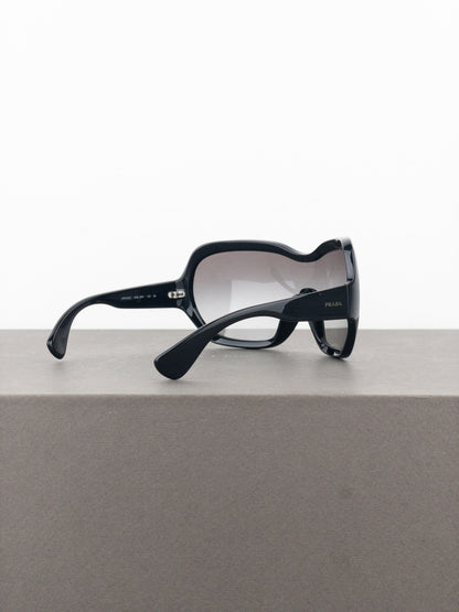 Prada AW11 Oversized ‘Illusion’ Wrap Mask Shield Sunglasses
