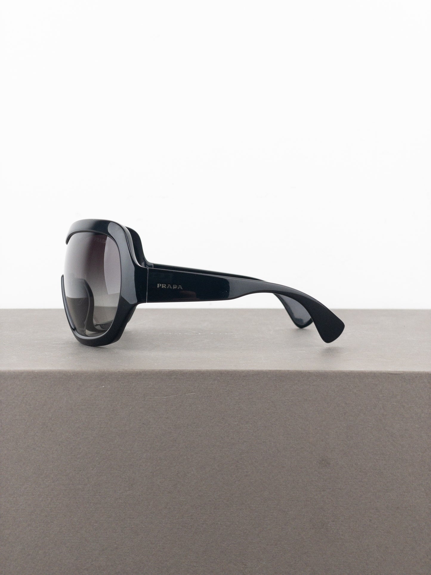 Prada AW11 Oversized ‘Illusion’ Wrap Mask Shield Sunglasses