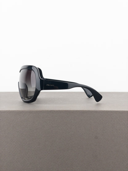 Prada AW11 Oversized ‘Illusion’ Wrap Mask Shield Sunglasses
