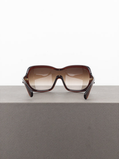 Prada AW11 Oversized ‘Illusion’ Wrap Mask Shield Sunglasses