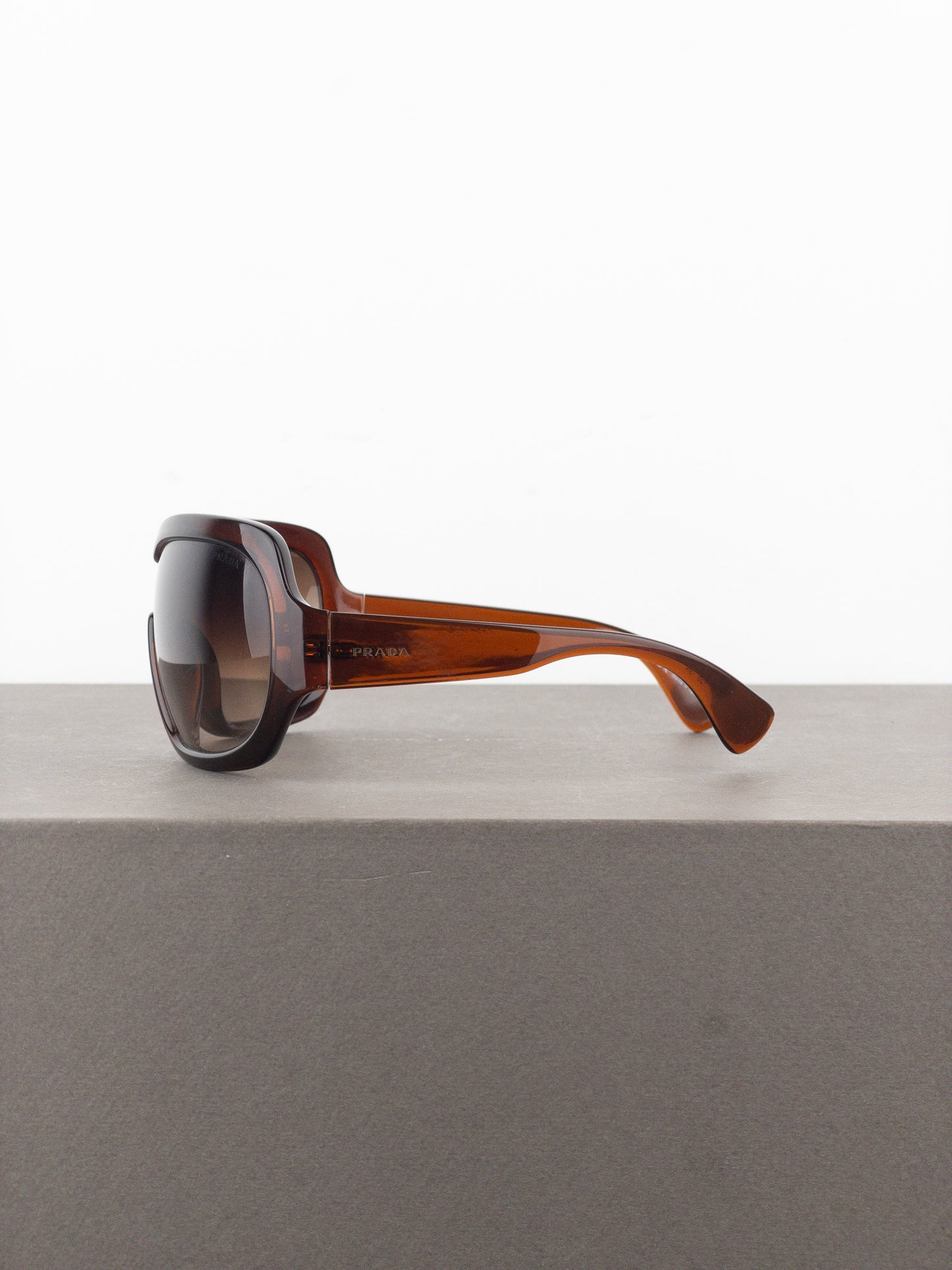 Prada AW11 Oversized ‘Illusion’ Wrap Mask Shield Sunglasses
