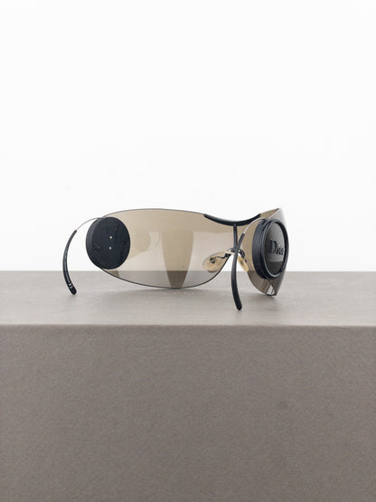 Dior by Galliano 2000s ‘Sport 2’ Wrap Mask Shield Sunglasses