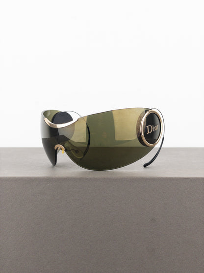 Dior by Galliano 2000s ‘Sport 2’ Wrap Mask Shield Sunglasses