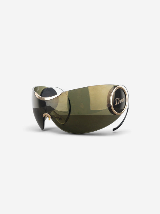 Dior by Galliano 2000s ‘Sport 2’ Wrap Mask Shield Sunglasses