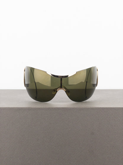 Dior by Galliano 2000s ‘Sport 2’ Wrap Mask Shield Sunglasses