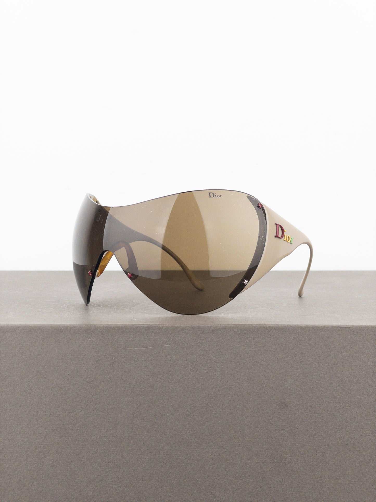 Dior by Galliano AW04 ‘Ski 1’ Rasta Wrap Mask Shield Sunglasses