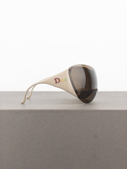Dior by Galliano AW04 ‘Ski 1’ Rasta Wrap Mask Shield Sunglasses