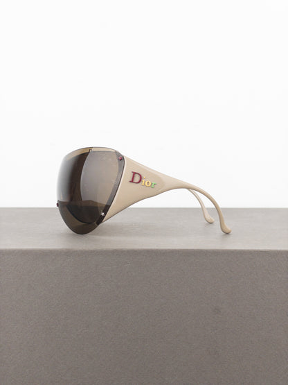 Dior by Galliano AW04 ‘Ski 1’ Rasta Wrap Mask Shield Sunglasses