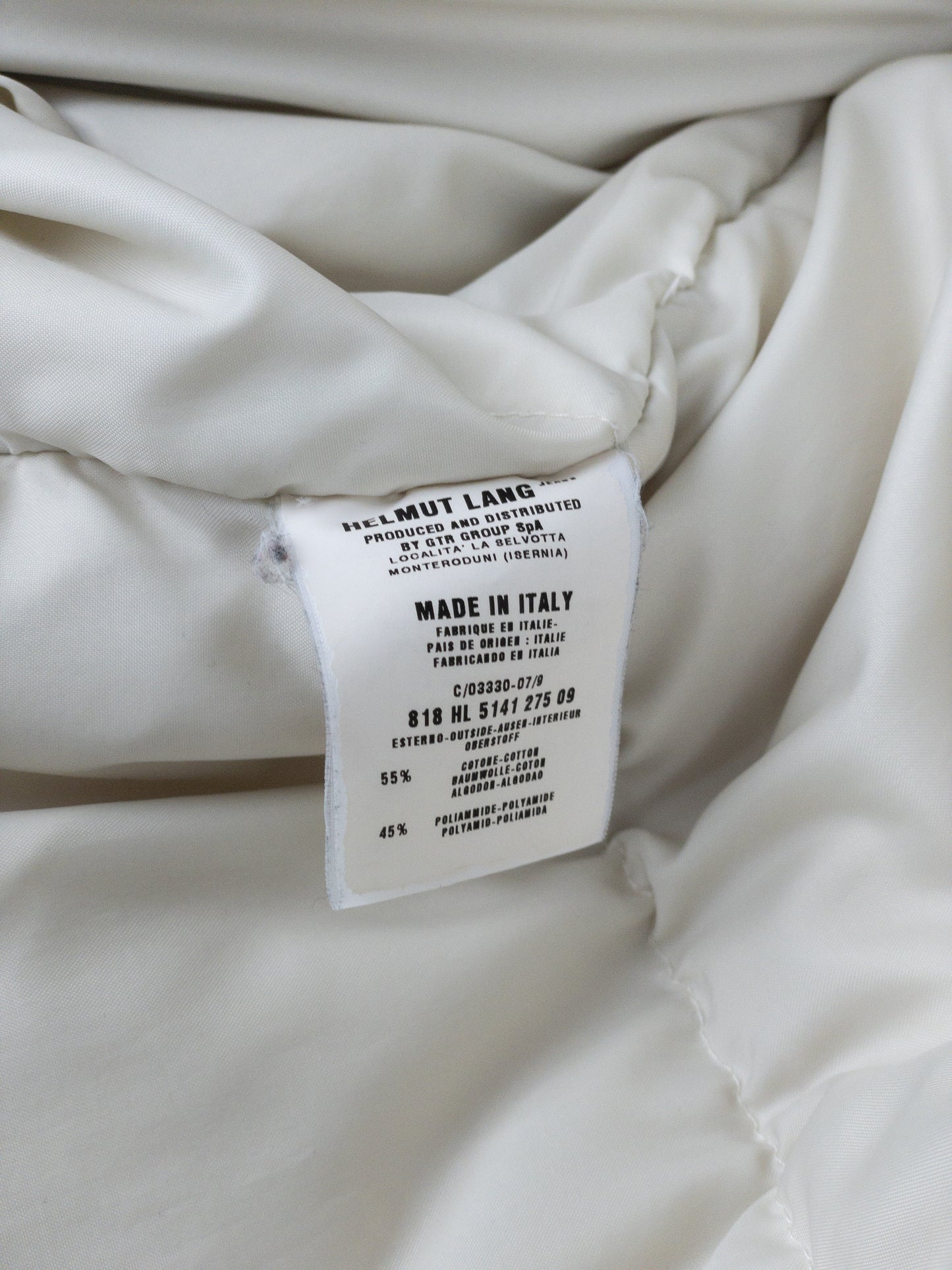 Helmut Lang AW99 Eskimo Goose Down Puffer Jacket