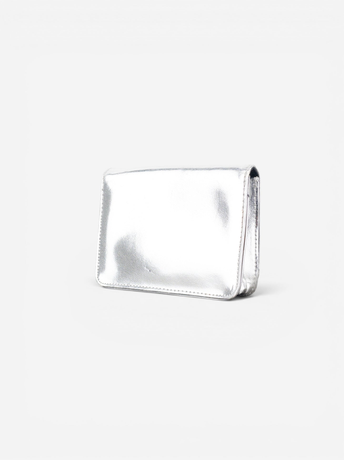 Dior 2000s Metallic Silver Cosmetic Bag – photo 3