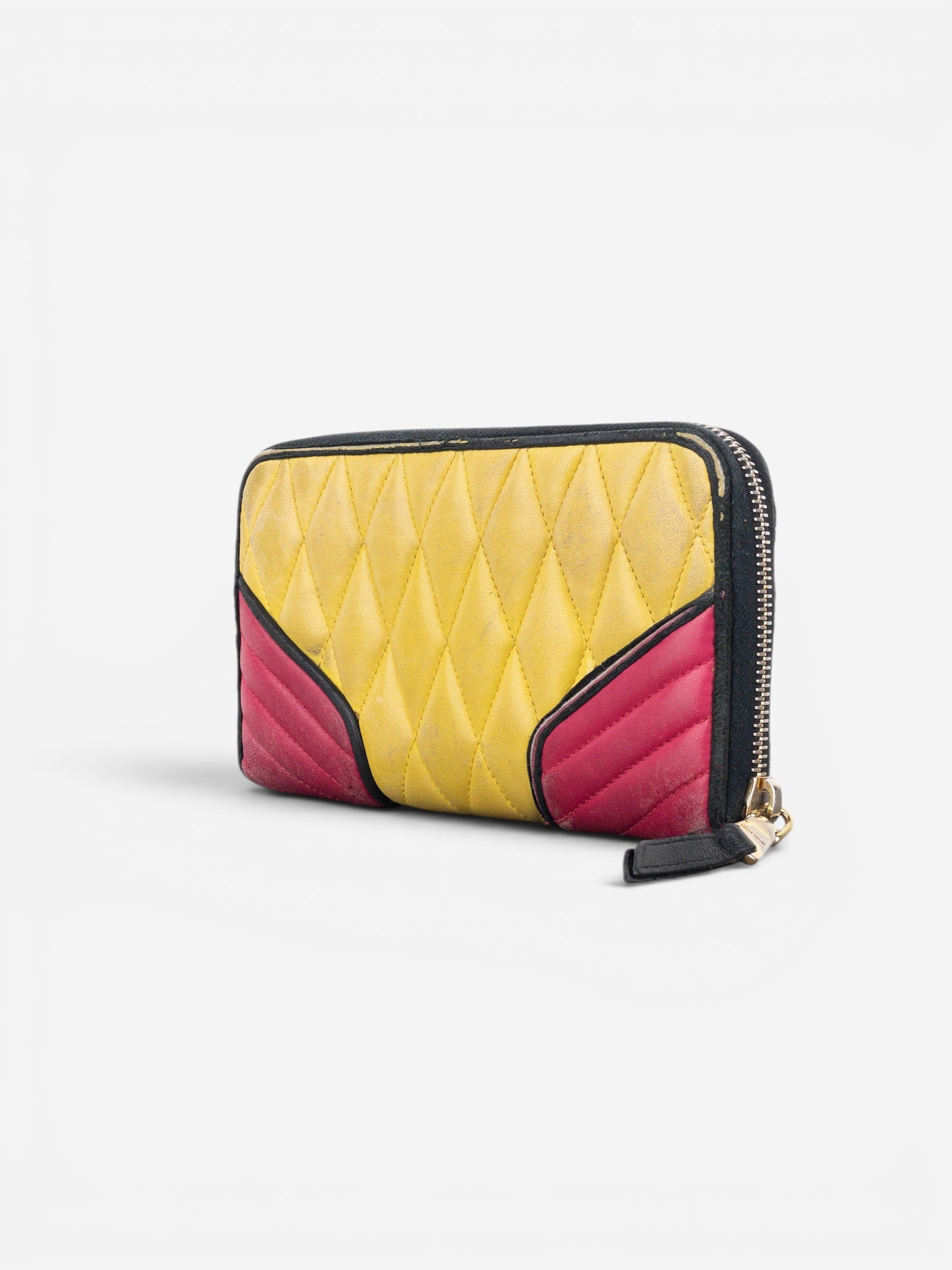 Miu Miu 2000s Quilted Biker Zipper Wallet – photo 3