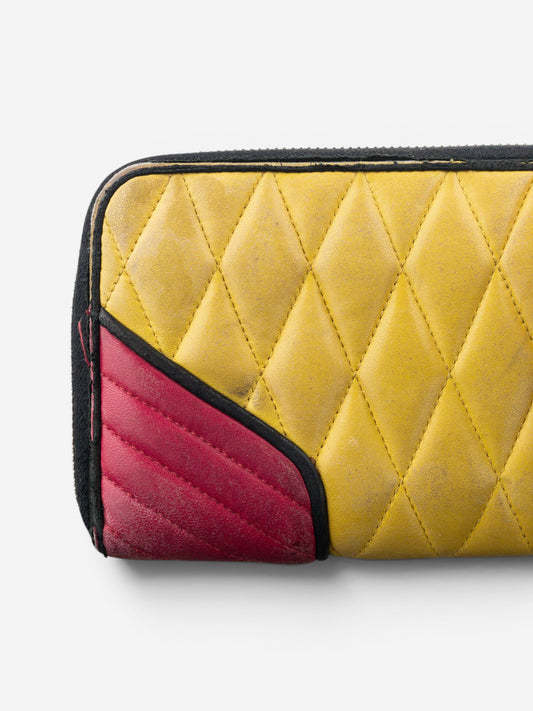 Miu Miu 2000s Quilted Biker Zipper Wallet – photo 10
