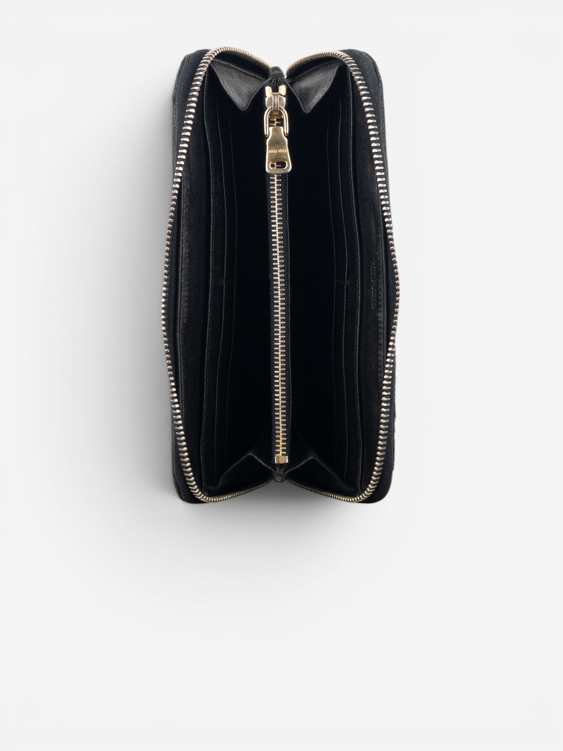 Miu Miu 2000s Quilted Biker Zipper Wallet – photo 11