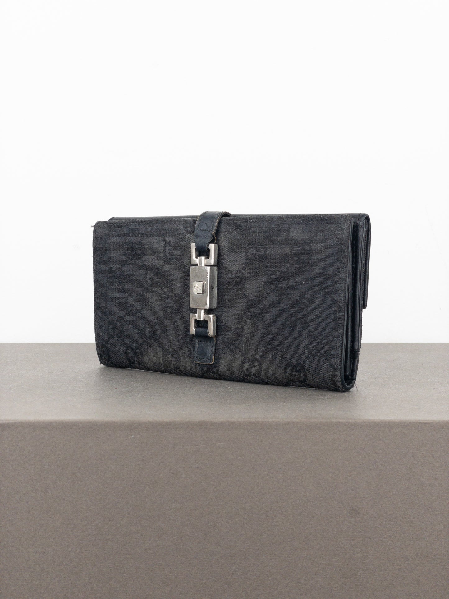 Gucci by Tom Ford 1990s Monogram Jackie Clutch Wallet