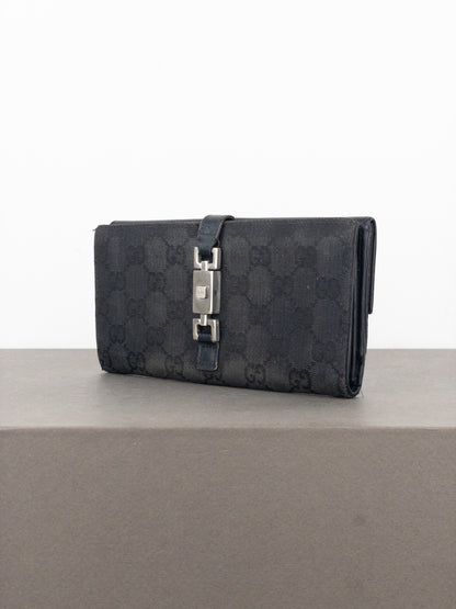 Gucci by Tom Ford 1990s Monogram Jackie Clutch Wallet