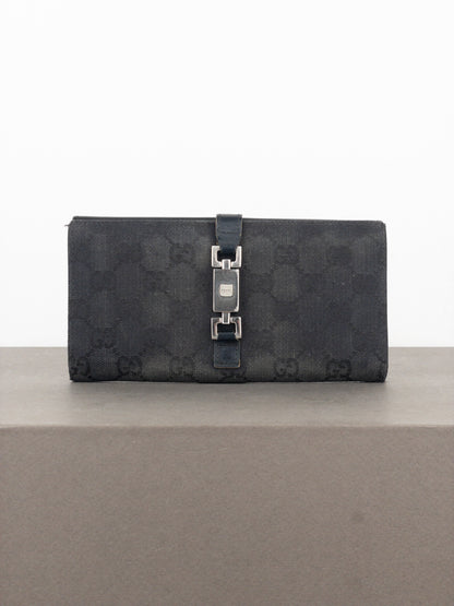 Gucci by Tom Ford 1990s Monogram Jackie Clutch Wallet