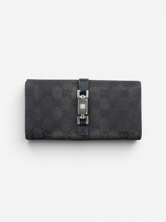 Gucci by Tom Ford 1990s Monogram Jackie Clutch Wallet