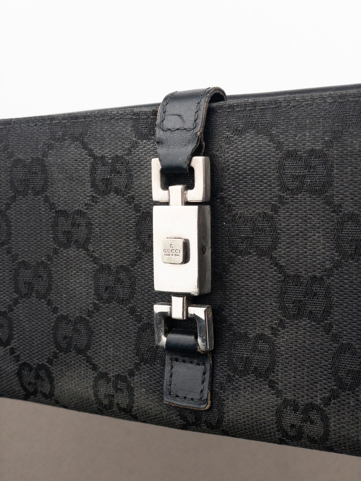 Gucci by Tom Ford 1990s Monogram Jackie Clutch Wallet