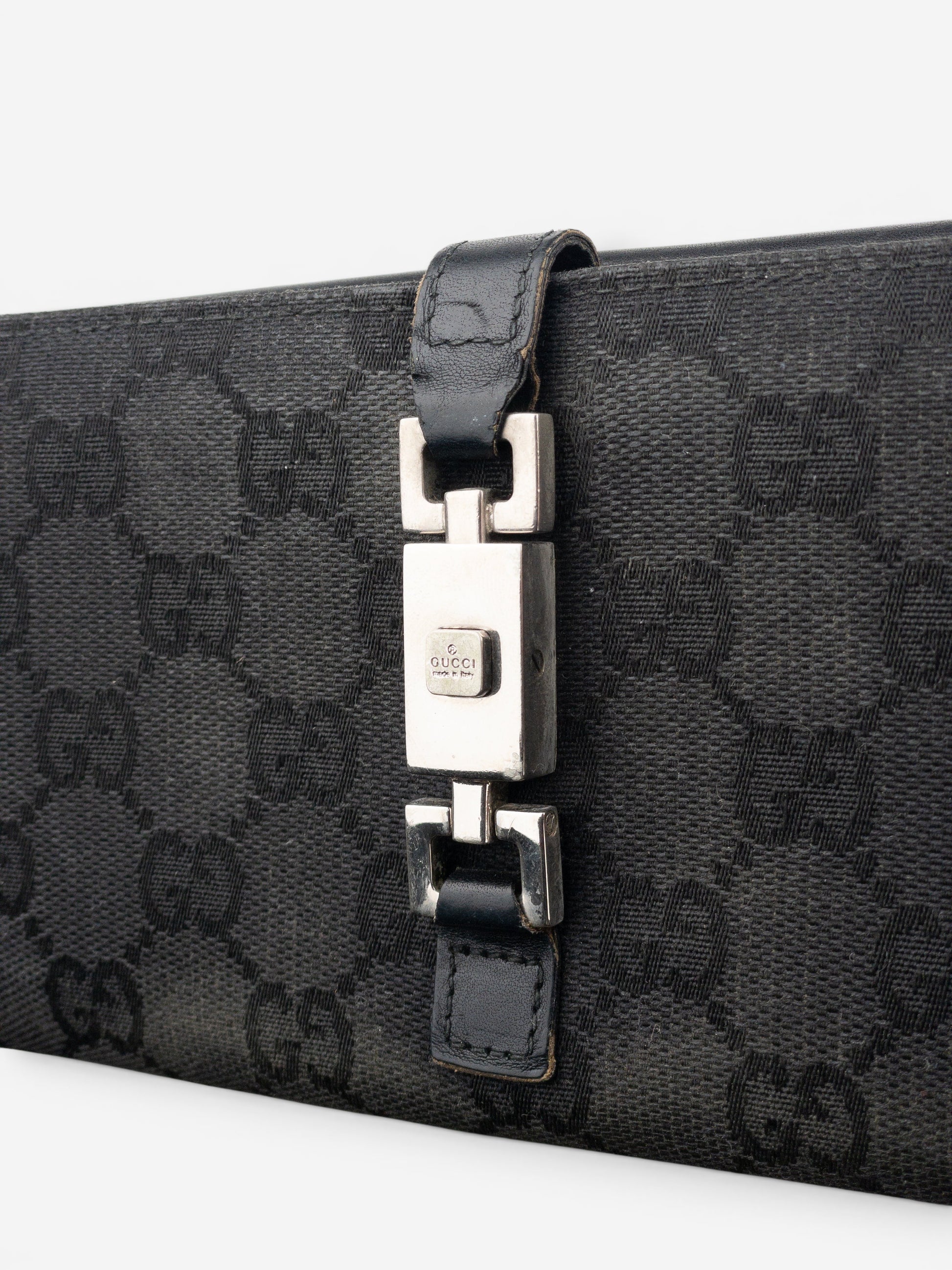 Gucci by Tom Ford 1990s Monogram Jackie Clutch Wallet – photo 5
