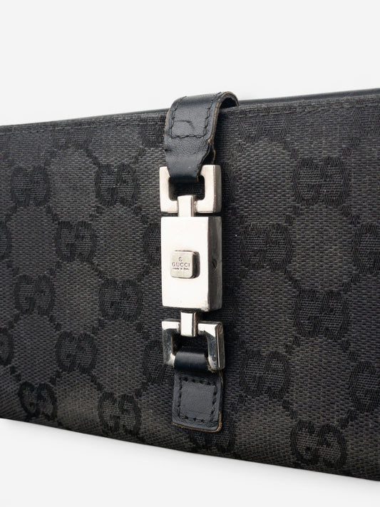 Gucci by Tom Ford 1990s Monogram Jackie Clutch Wallet – photo 5