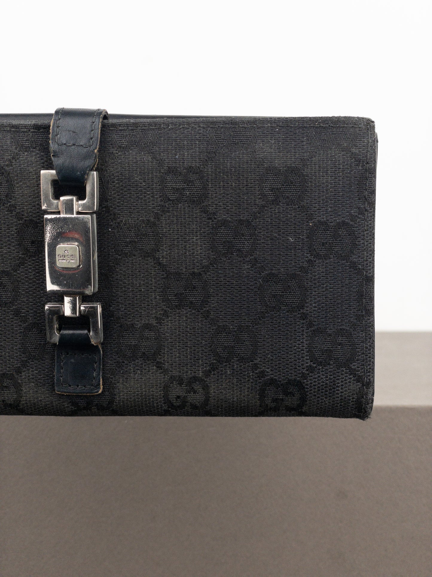 Gucci by Tom Ford 1990s Monogram Jackie Clutch Wallet