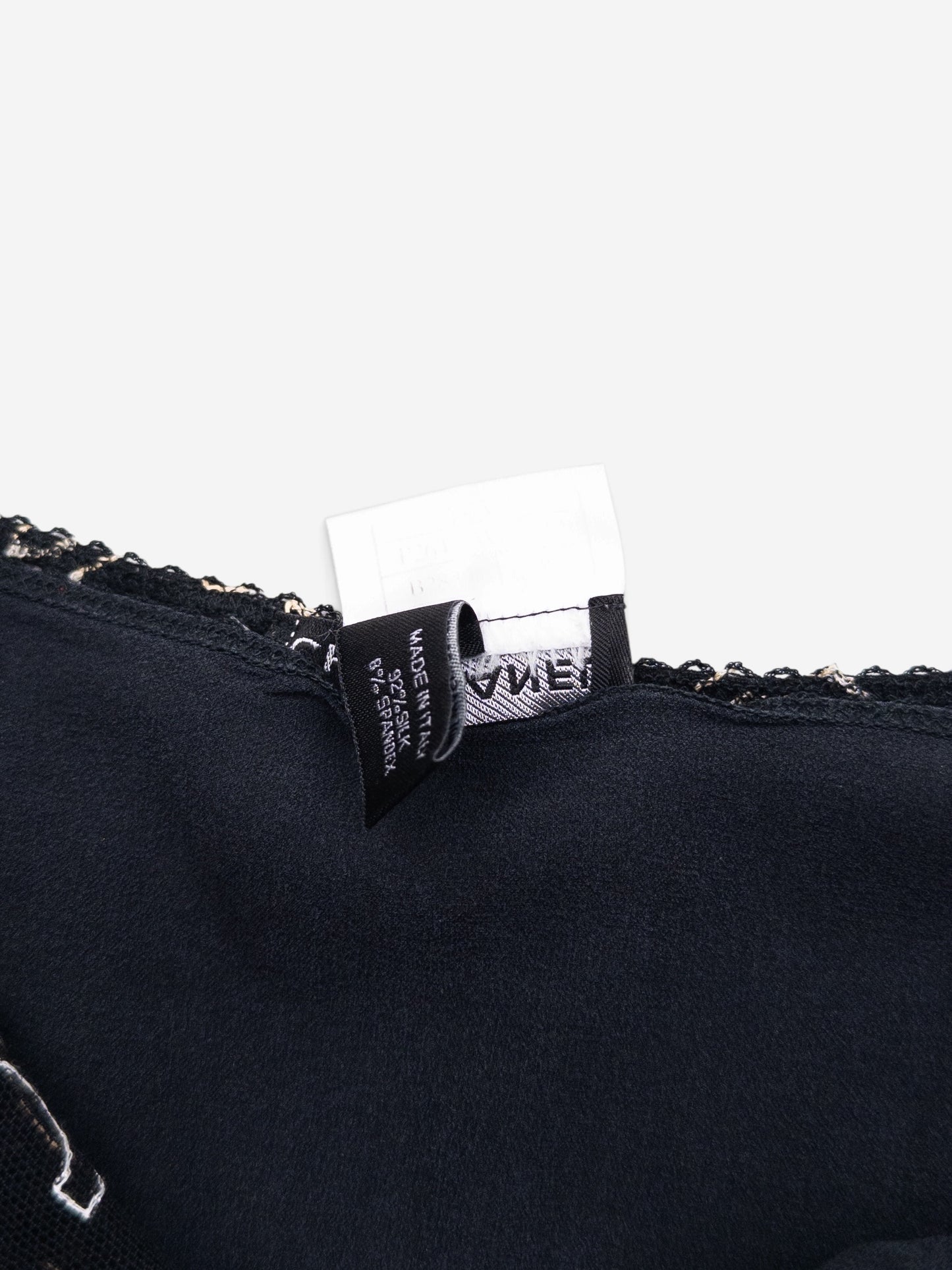 Chanel by Karl Lagerfeld AW05 Double-Layered Lace Logo Camisole Tank Top