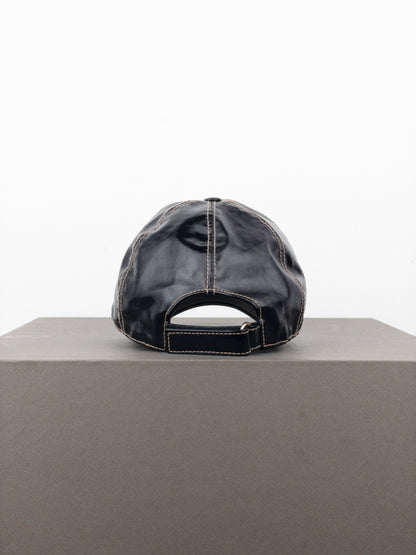 Gucci by Tom Ford 1990s Patent Leather Logo Baseball Cap
