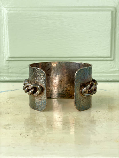 Jean Paul Gaultier 90s Copper Cuban Link Bangle