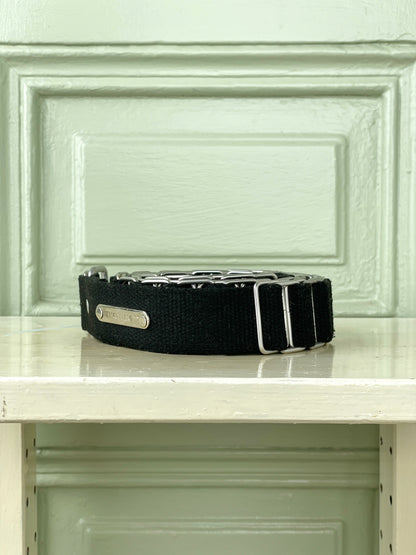 Helmut Lang AW98 Chain Canvas Belt