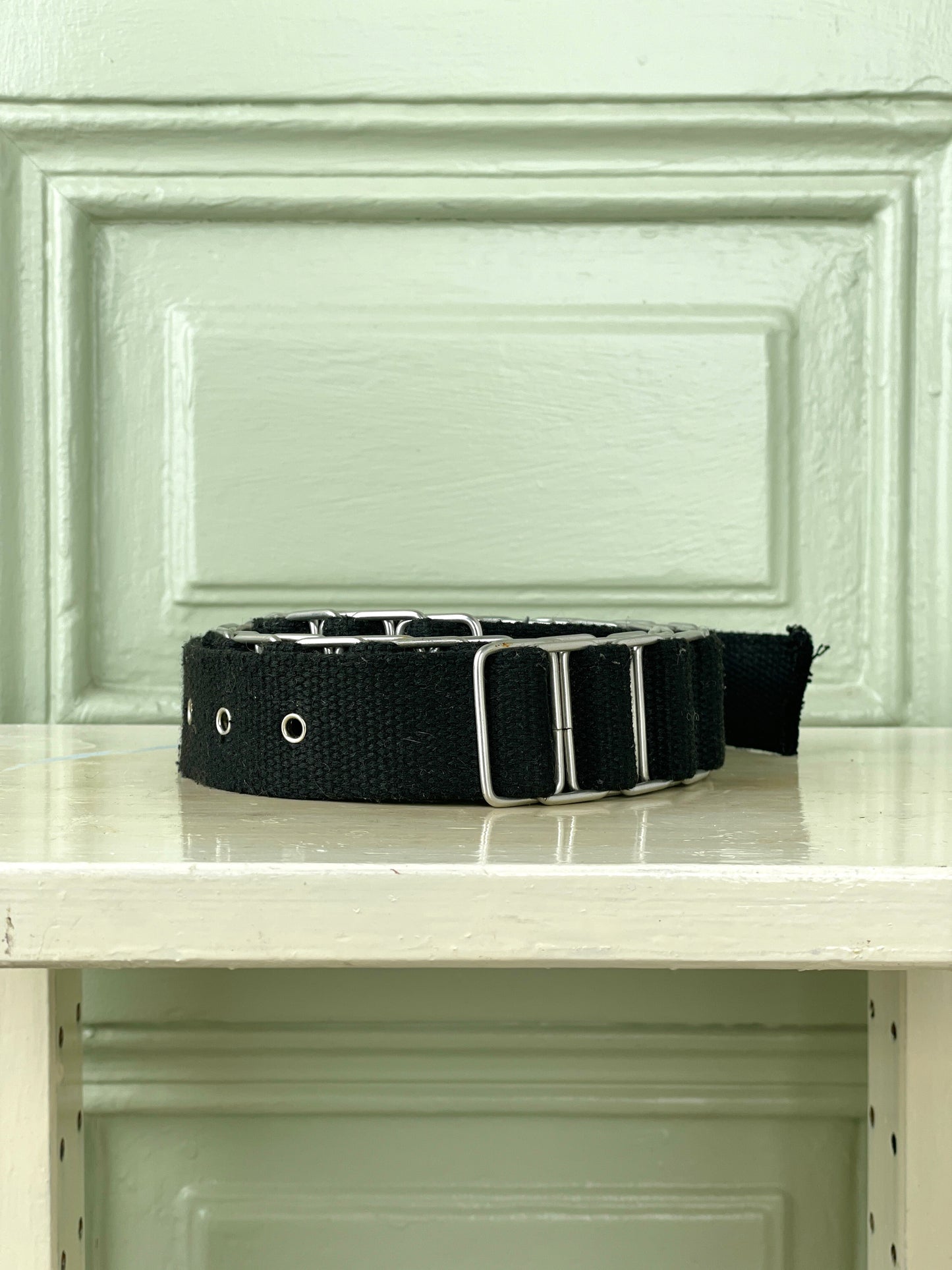 Helmut Lang AW98 Chain Canvas Belt