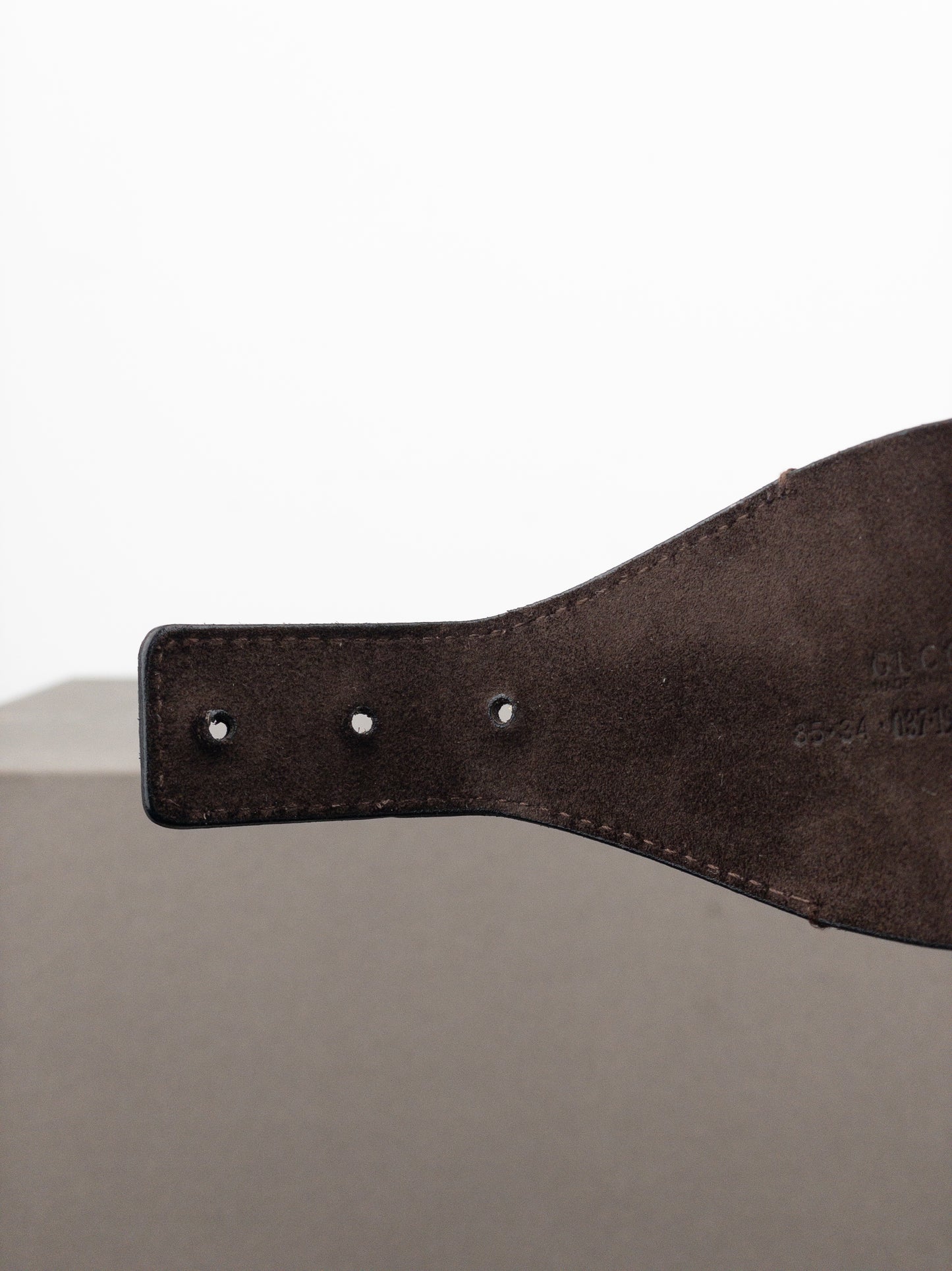 Gucci by Tom Ford SS97 Suede Leather Chain Belt