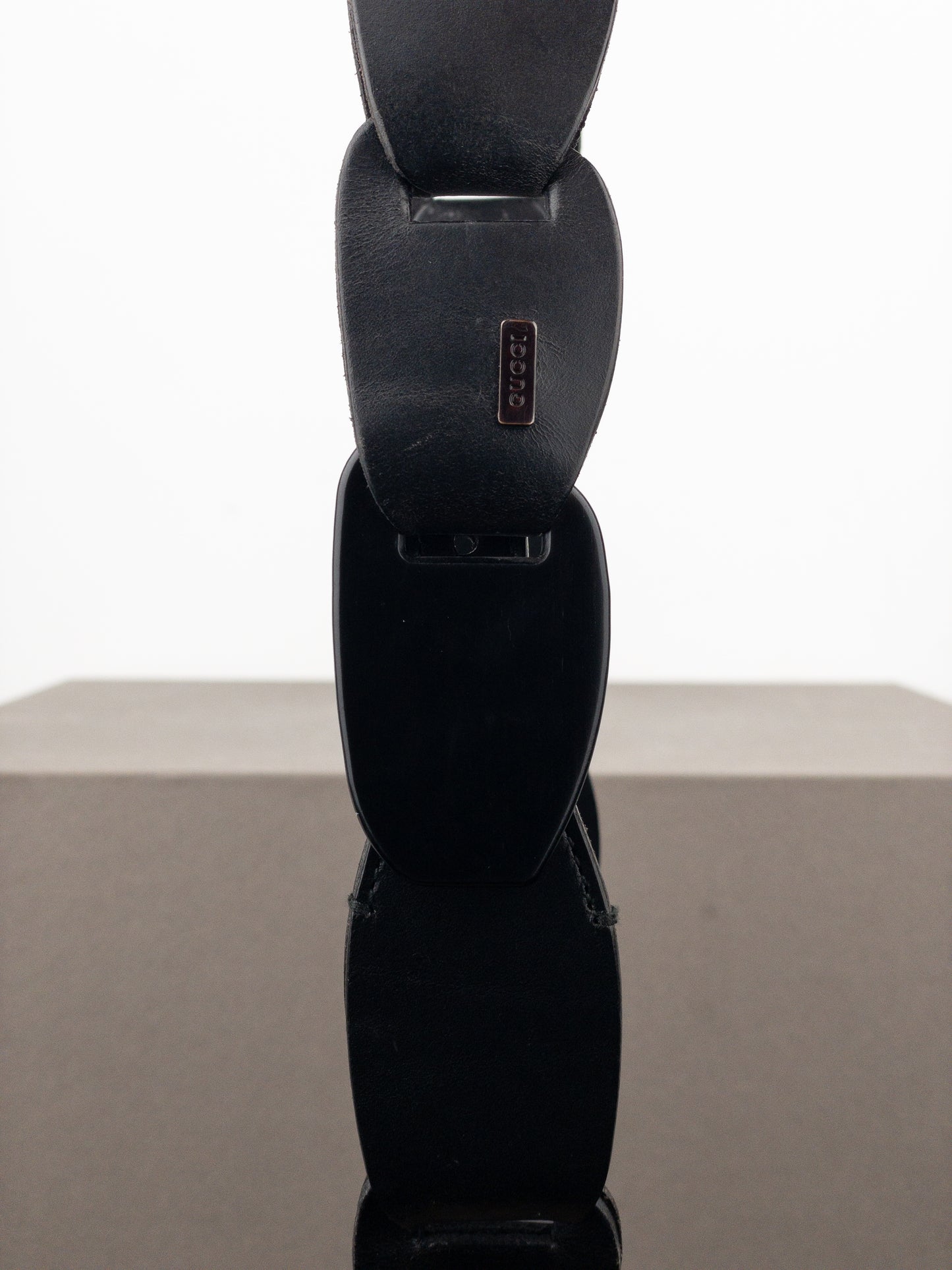 Gucci by Tom Ford SS97 Leather Chain Belt