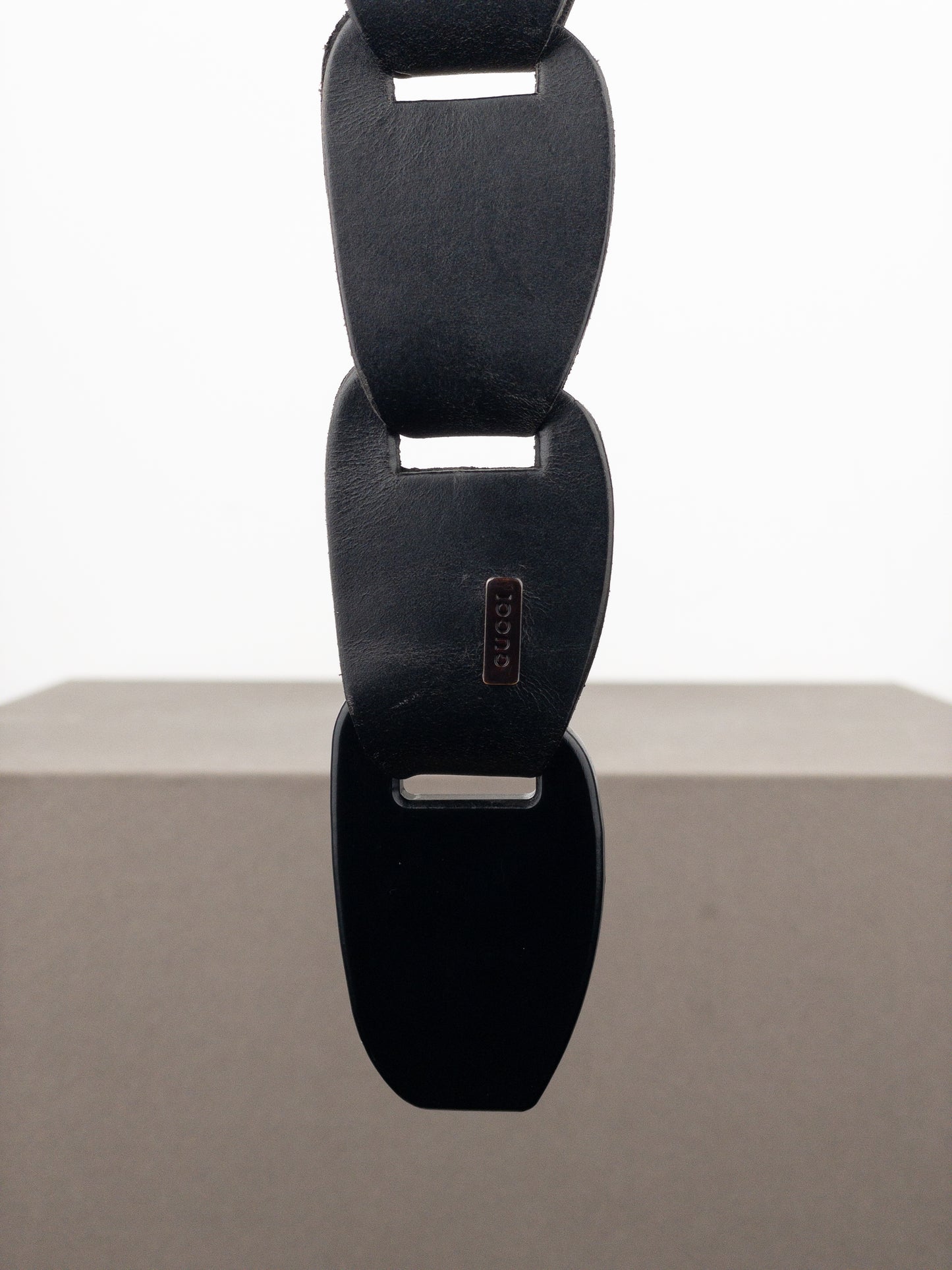 Gucci by Tom Ford SS97 Leather Chain Belt