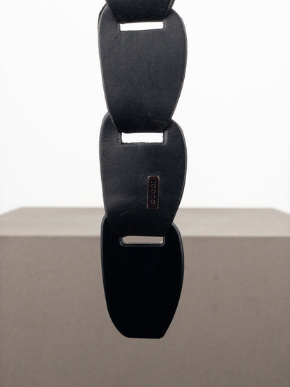 Gucci by Tom Ford SS97 Leather Chain Belt