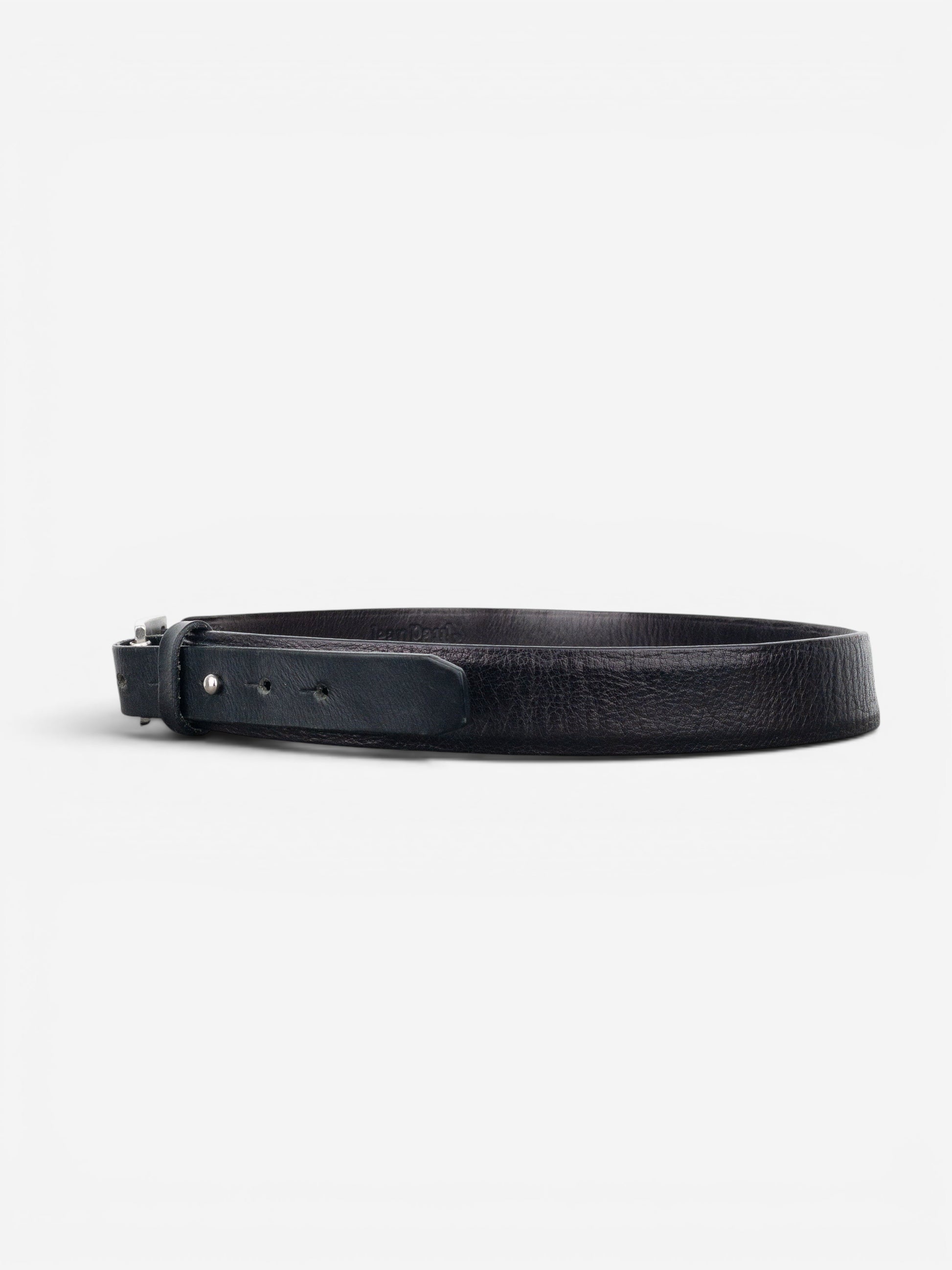 Jean Paul Gaultier 1990s Logo Buckle Belt – photo 3