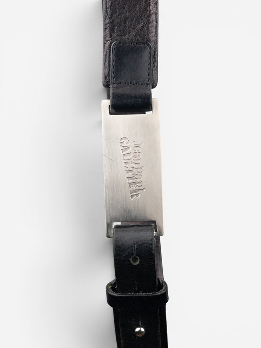 Jean Paul Gaultier 1990s Logo Buckle Belt – photo 5