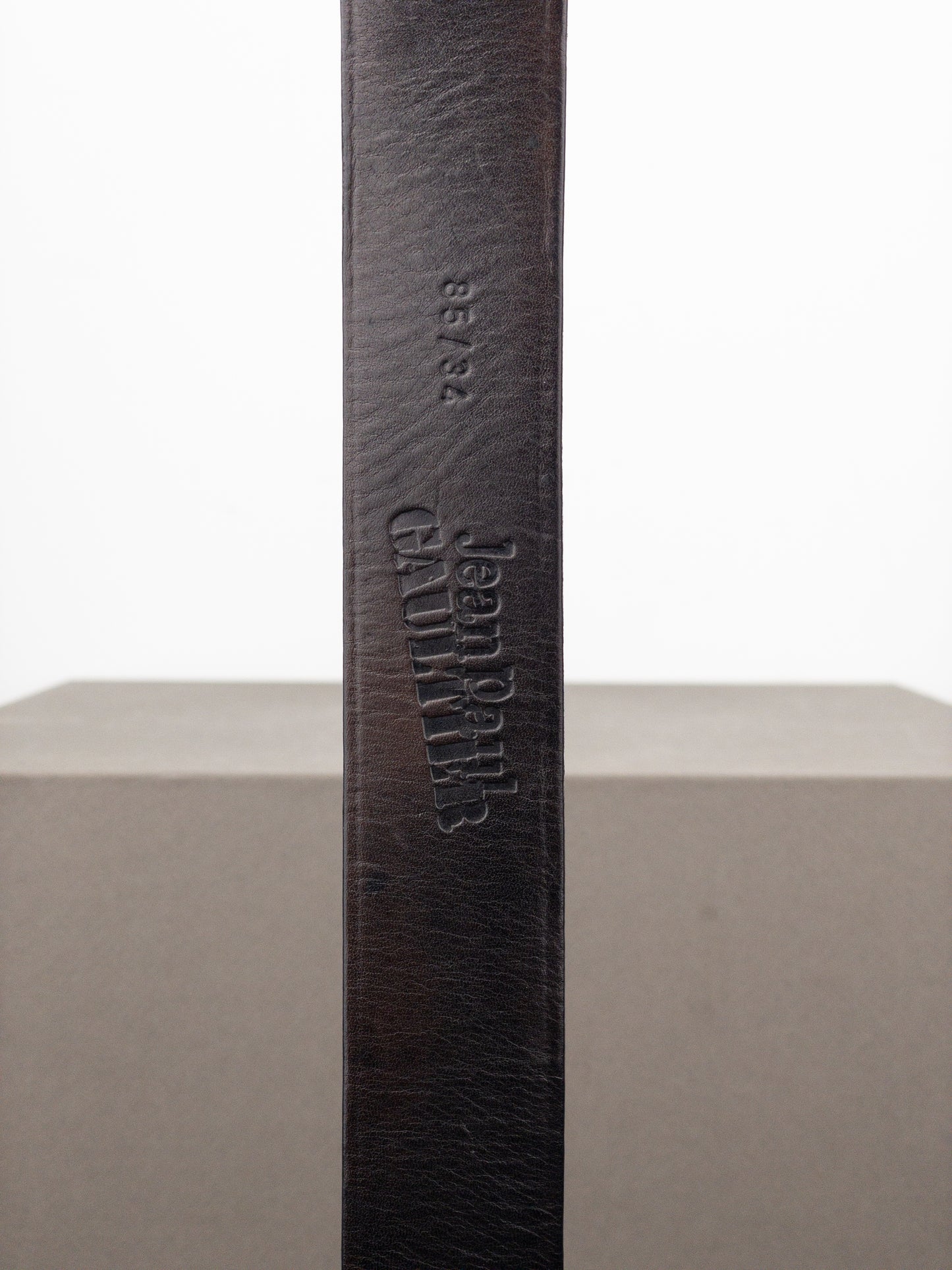 Jean Paul Gaultier 1990s Logo Buckle Belt