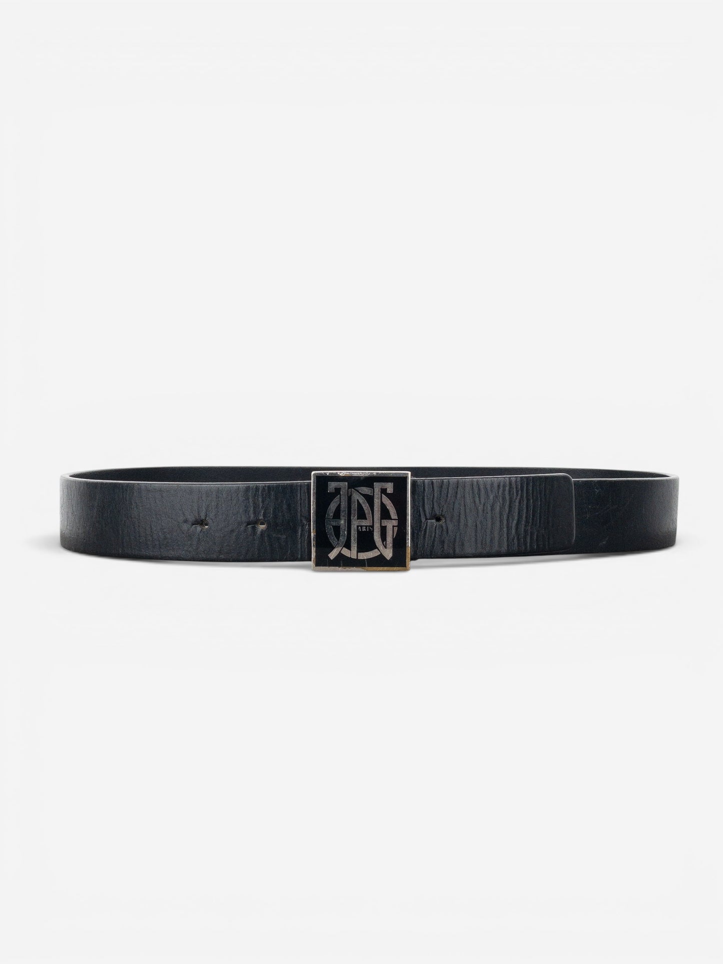 Jean Paul Gaultier 90s Logo Buckle Belt