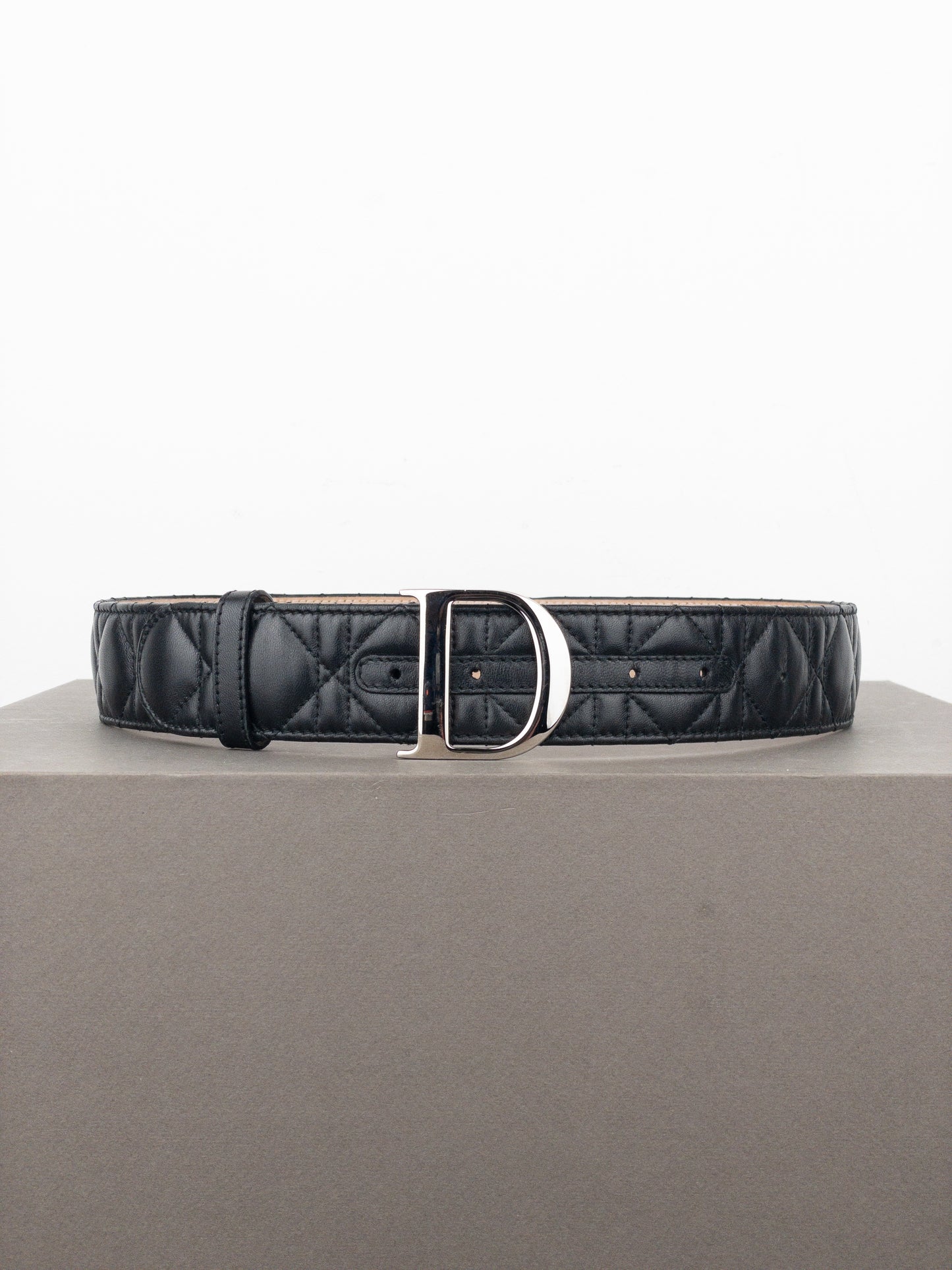 Dior ‘Lady Dior’ Leather Logo Belt