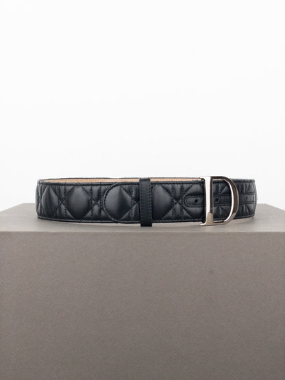Dior ‘Lady Dior’ Leather Logo Belt