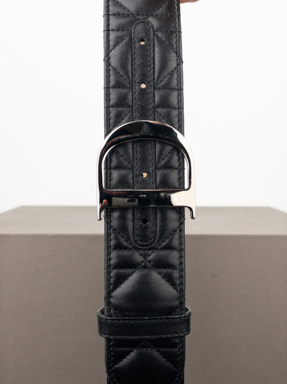 Dior ‘Lady Dior’ Leather Logo Belt