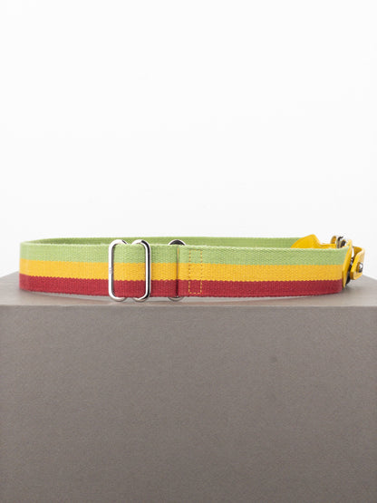 Dior by Galliano SS04 ‘Rasta’ Logo Belt