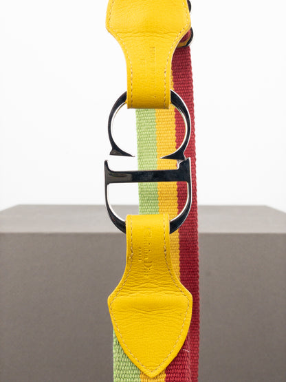 Dior by Galliano SS04 ‘Rasta’ Logo Belt
