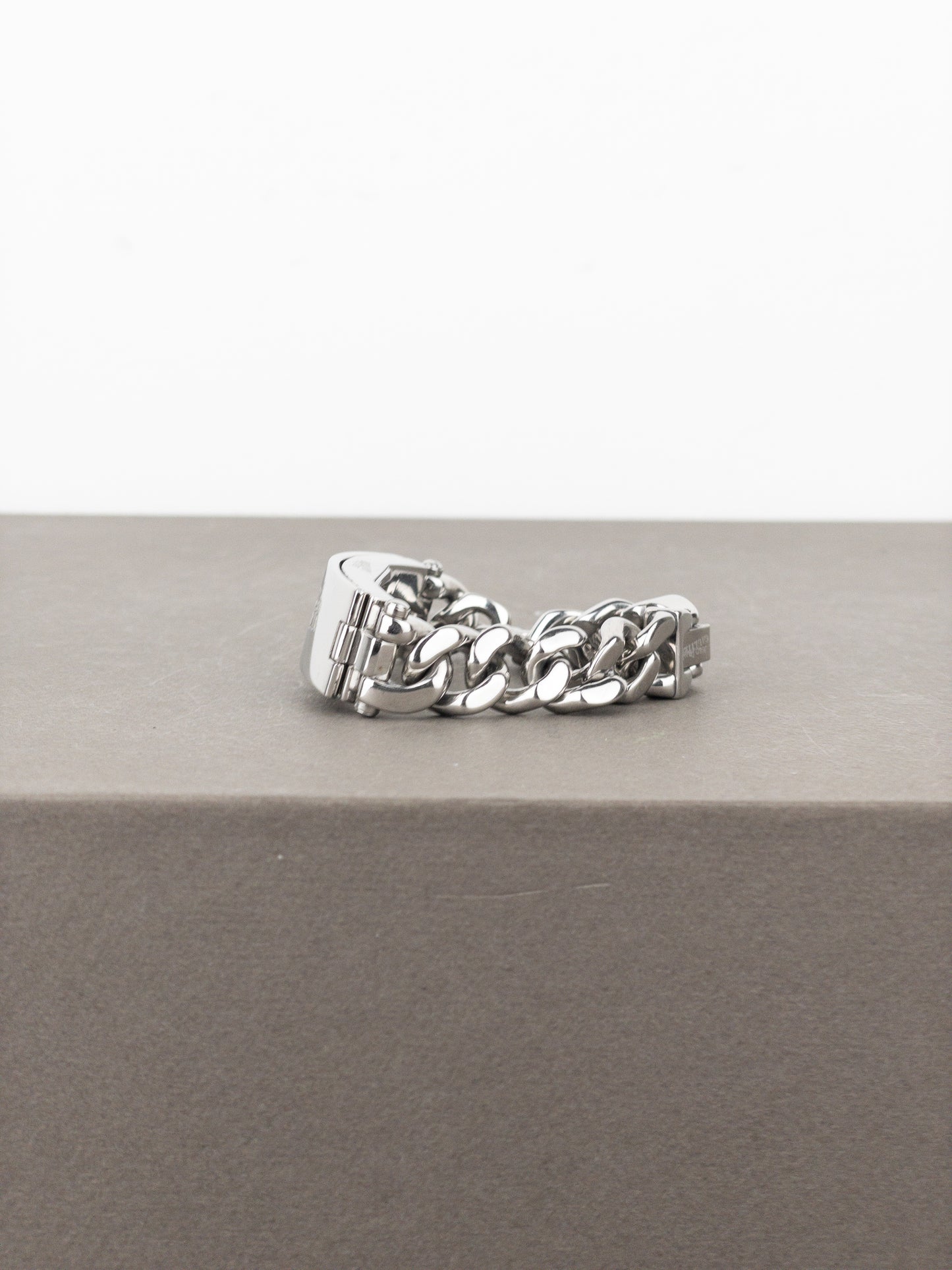 Jean Paul Gaultier 1990s Cuban Link Wrist Watch