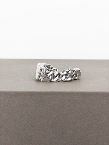 Jean Paul Gaultier 1990s Cuban Link Wrist Watch