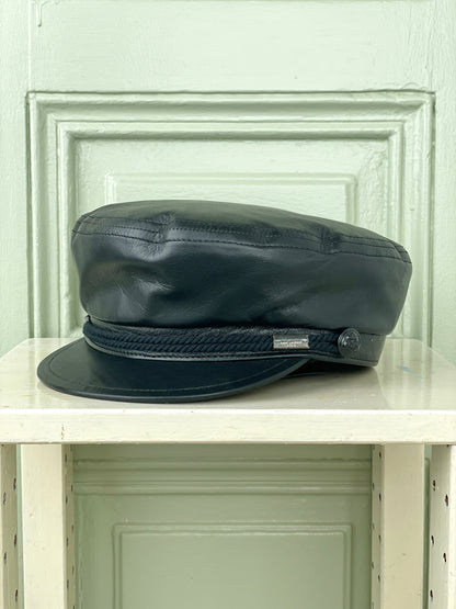 Saint Laurent SS19 Leather Sailor Hat