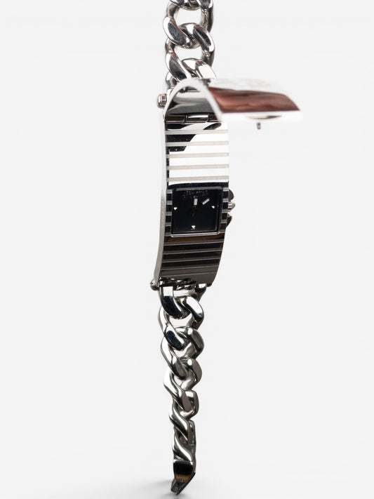 Jean Paul Gaultier 1990s Cuban Link Wrist Watch – photo 6
