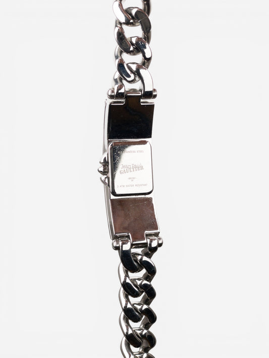 Jean Paul Gaultier 1990s Cuban Link Wrist Watch – photo 7