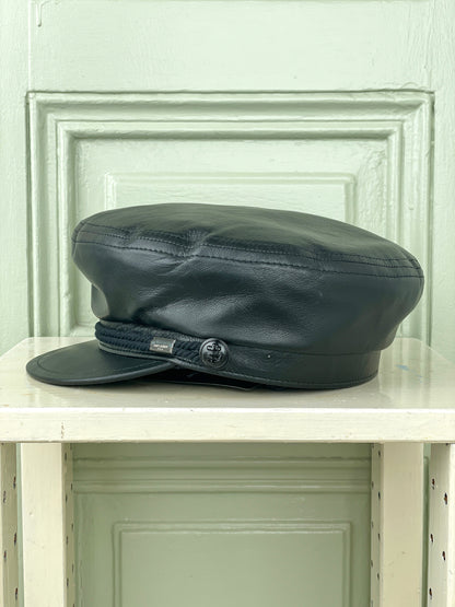 Saint Laurent SS19 Leather Sailor Hat