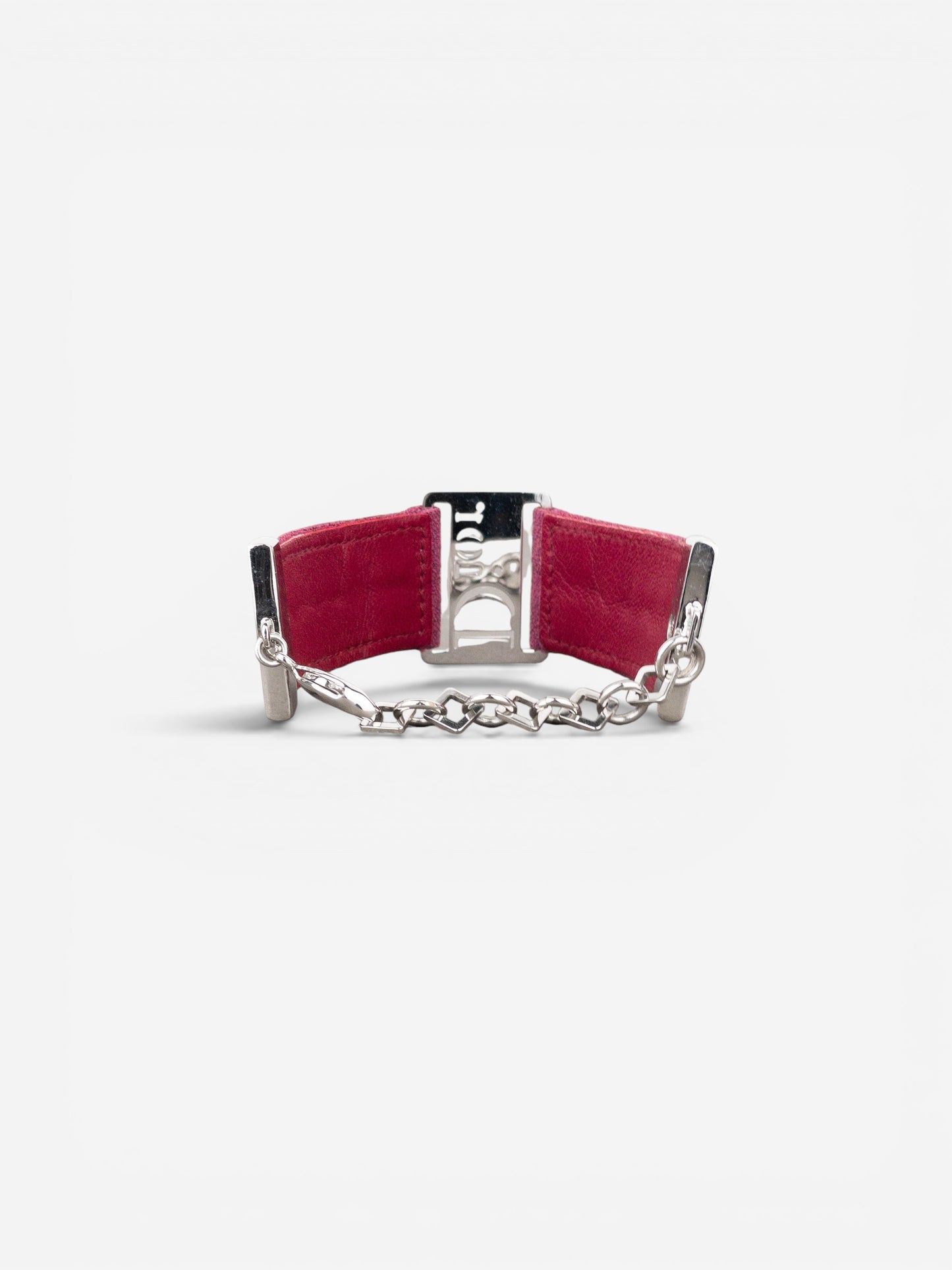 Dior by Galliano 2000s ‘Street Chic’ Buckle Embroidery Bracelet – photo 3